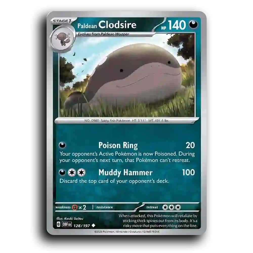 Paldean Clodsire - 128/197