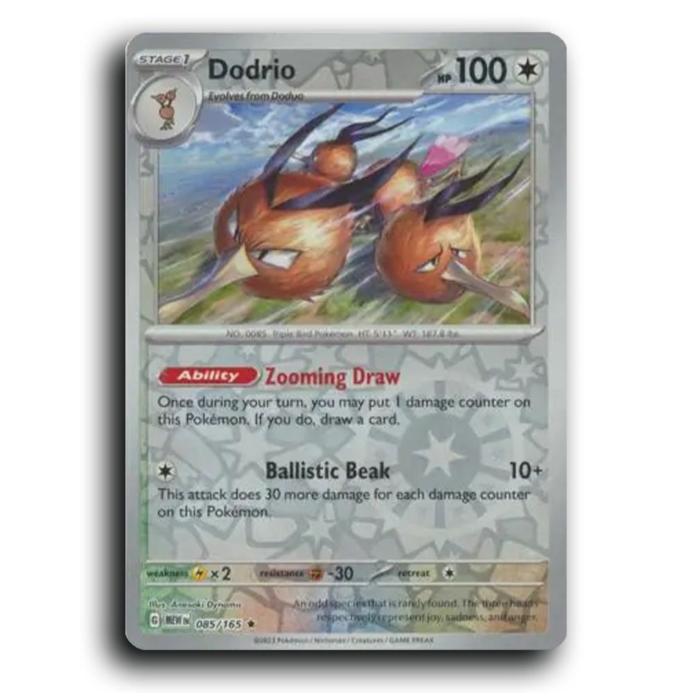 Dodrio 085/165 151 Rare Pokemon Card TCG Near Mint NM Reverse Holo