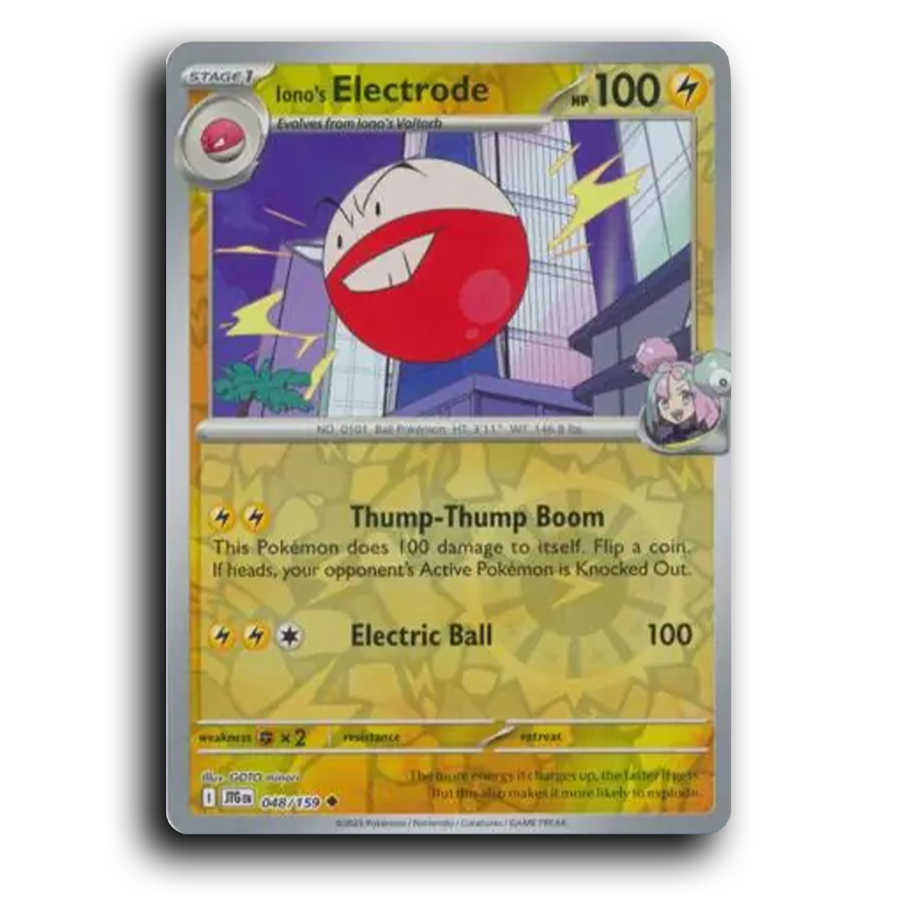 Iono's Electrode - 048/159 Journey Together Uncommon Pokemon Card TCG Reverse Holo