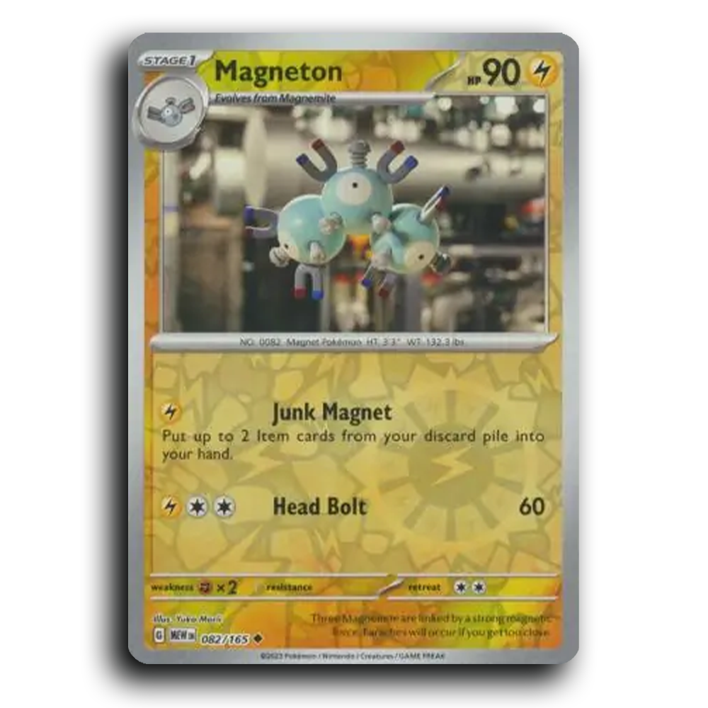 Magneton 082/165 151 Uncommon Pokemon Card TCG Near Mint NM Reverse Holo
