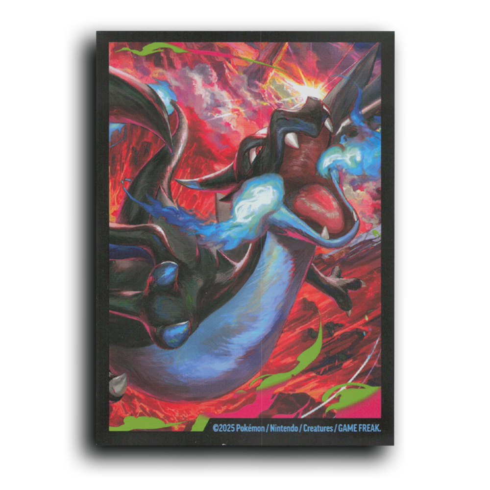 Mega Charizard X UPC Sleeves - 65pc
