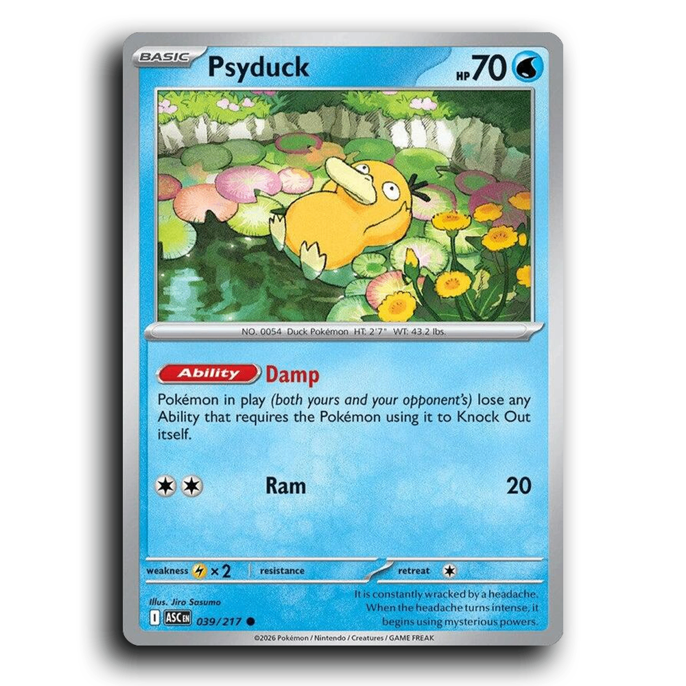 Psyduck 039/217 Ascended Heroes Common Pokemon Card TCG Near Mint NM