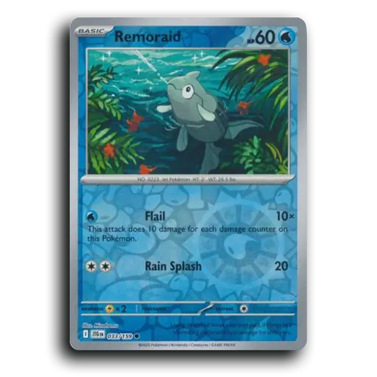 Remoraid 033/159 Journey Together Common Pokemon Card TCG Reverse Holo