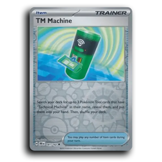 TM Machine Destined Rivals 181/182 Uncommon Pokemon card TCG Reverse Holo