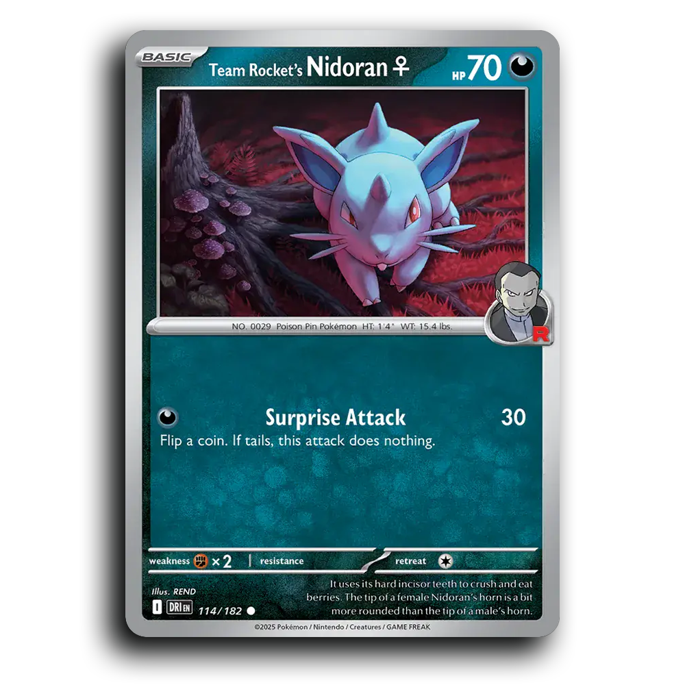 Team Rocket's Nidoran F