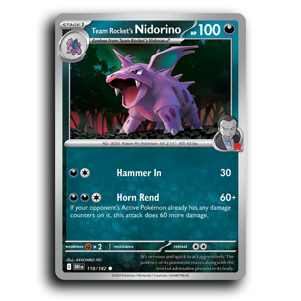 Team Rocket's Nidorino