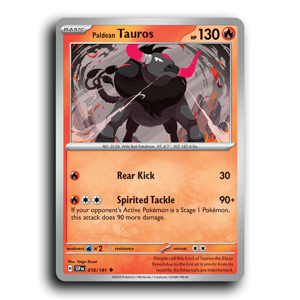 Paldean Tauros - 018/191