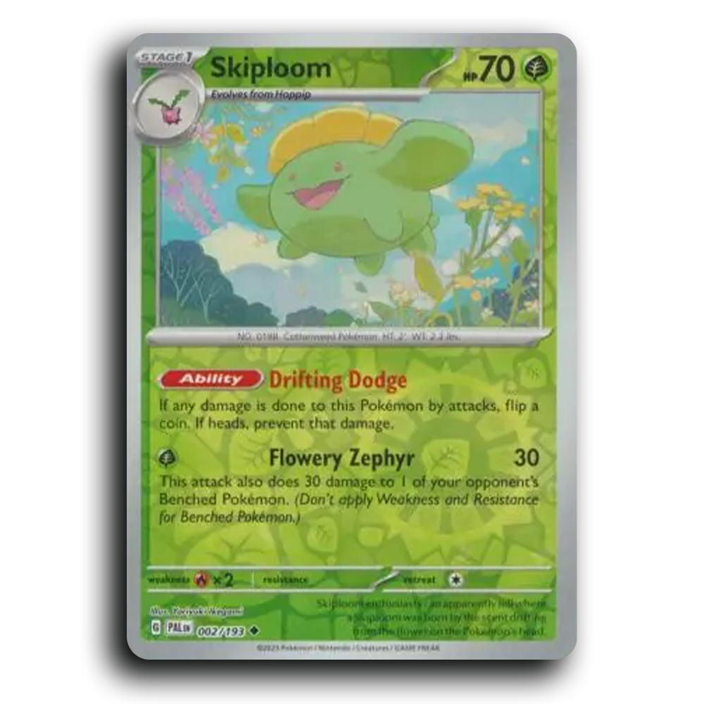 Skiploom (002/193) [Paldea Evolved] Uncommon Pokemon Card TCG Near Mint NM Reverse Holo