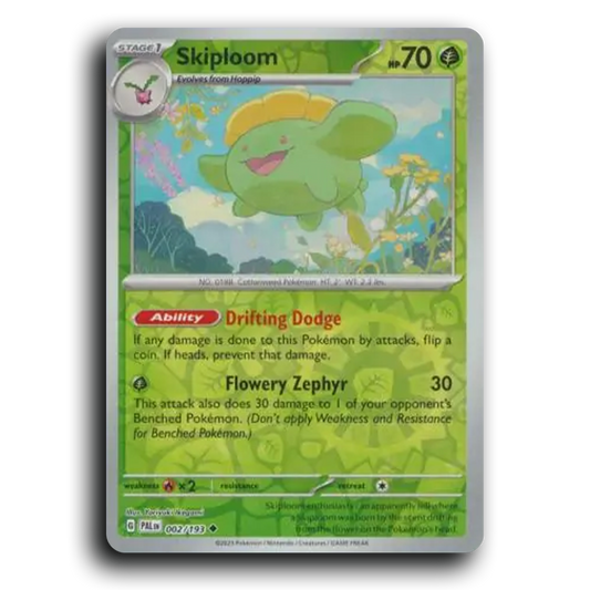Skiploom (002/193) [Paldea Evolved] Uncommon Pokemon Card TCG Near Mint NM Reverse Holo