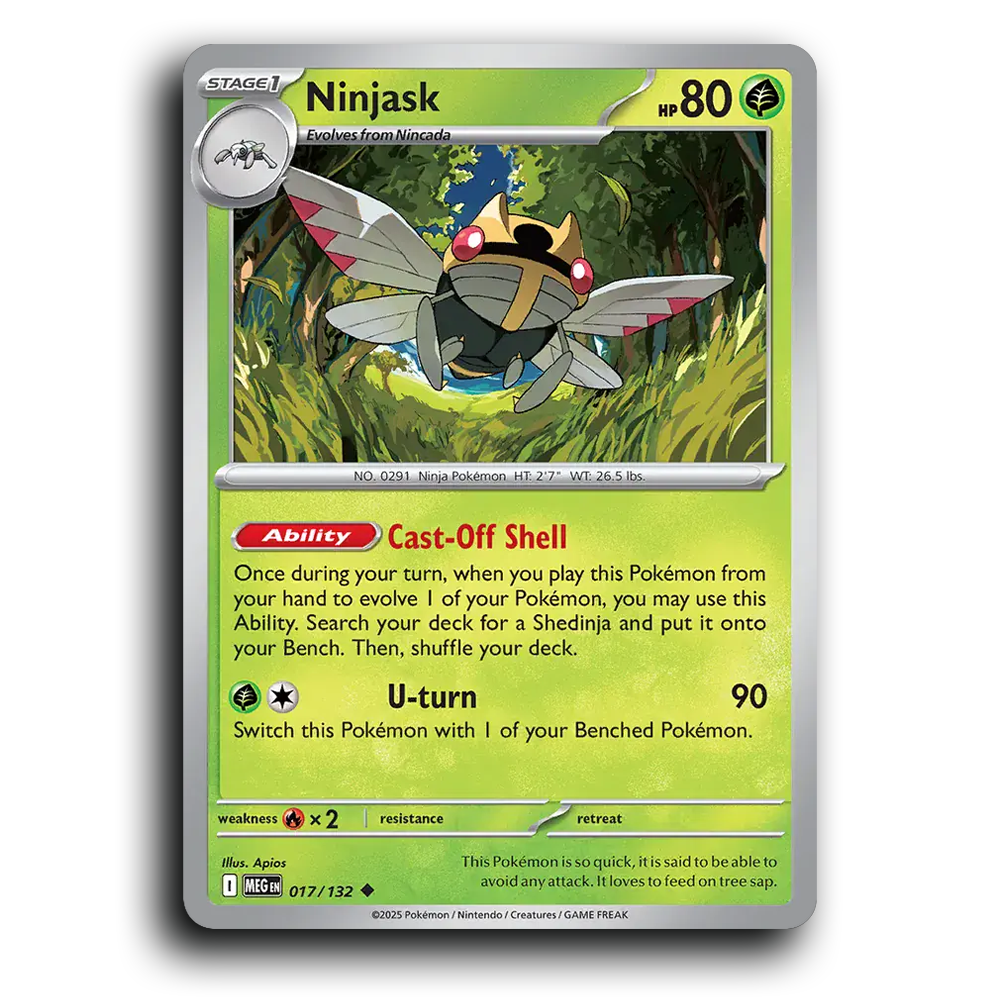 Ninjask - 017/132 [Mega Evolution]