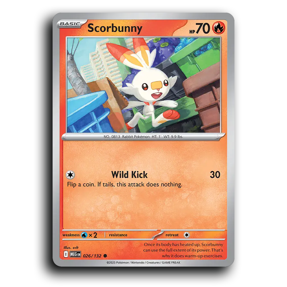 Scorbunny - 026/132 [Mega Evolution]