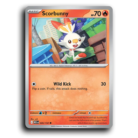 Scorbunny - 026/132 [Mega Evolution]