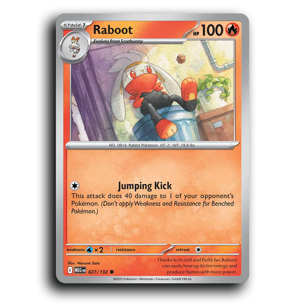 Raboot - 027/132 [Mega Evolution]