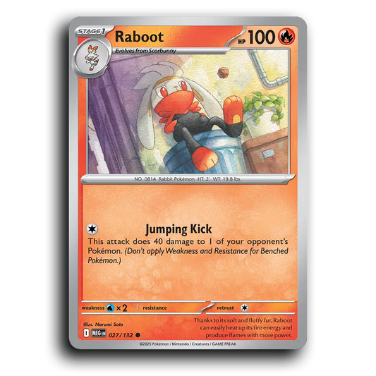 Raboot - 027/132 [Mega Evolution]