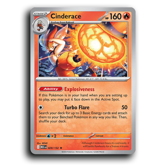 Cinderace - 028/132 [Mega Evolution]