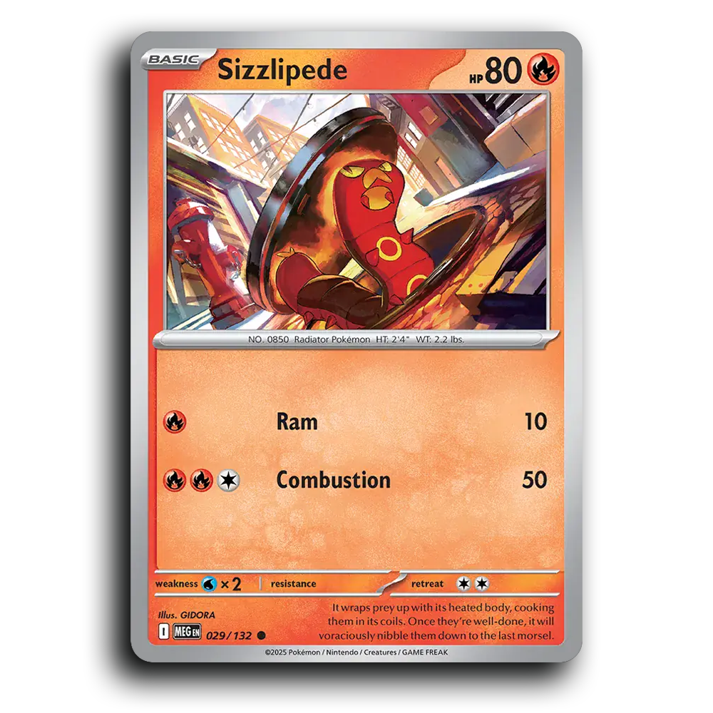 Sizzlipede - 029/132 [Mega Evolution]