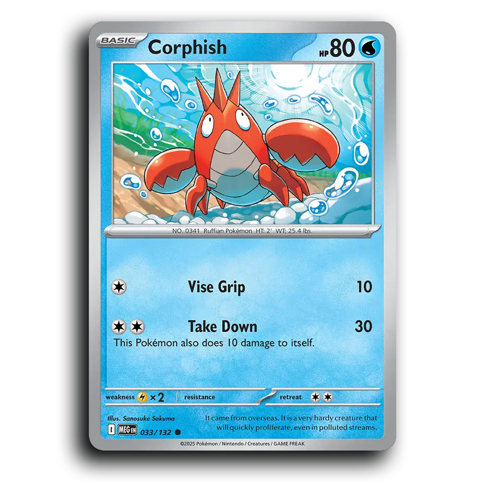 Corphish - 033/132 [Mega Evolution]