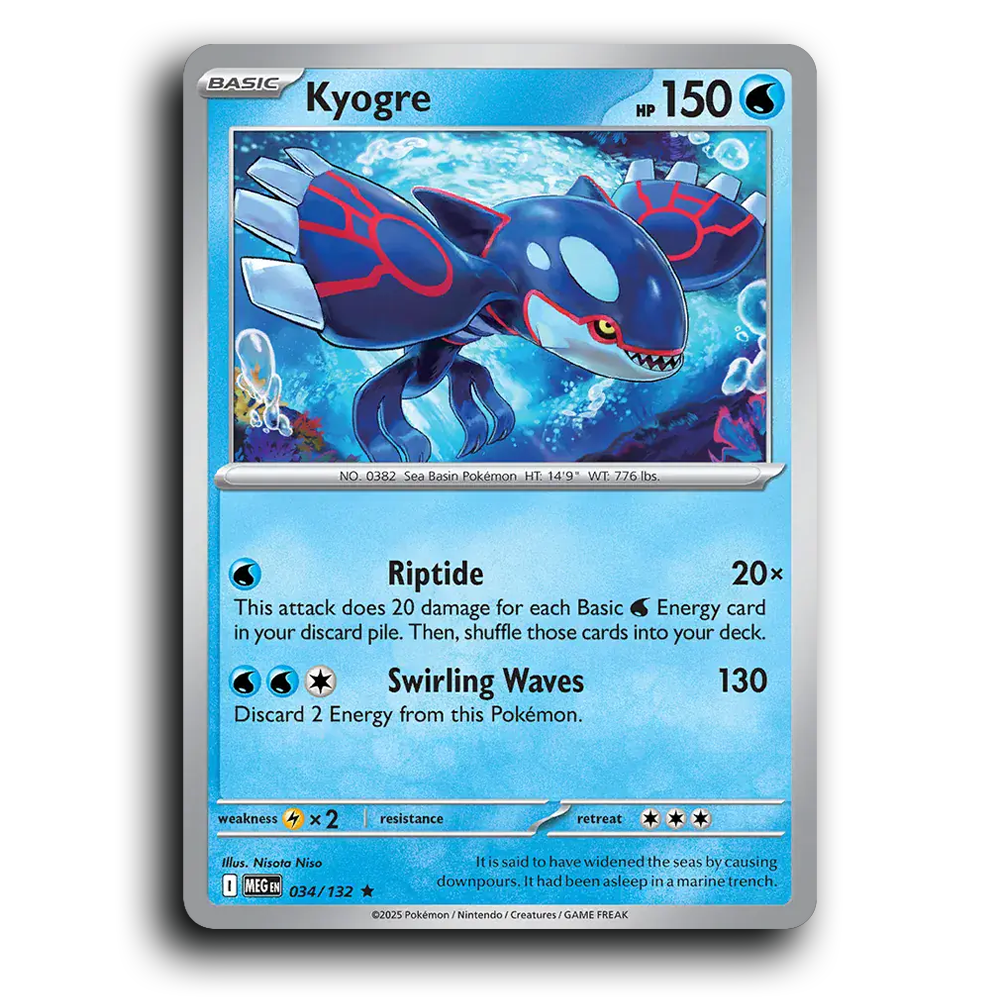 Kyogre - 034/132 [Mega Evolution]