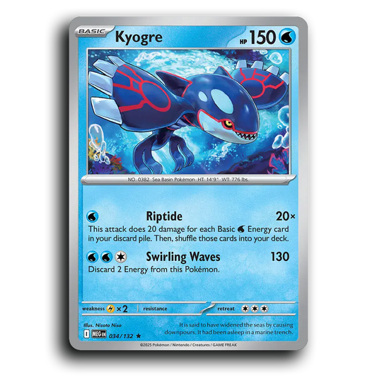 Kyogre - 034/132 [Mega Evolution]