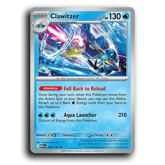 Clawitzer - 038/132 [Mega Evolution]