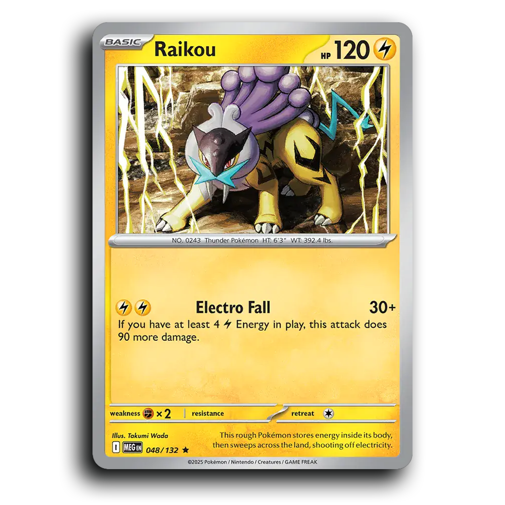 Raikou - 048/132 [Mega Evolution]