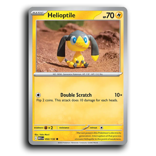 Helioptile - 052/132 [Mega Evolution]