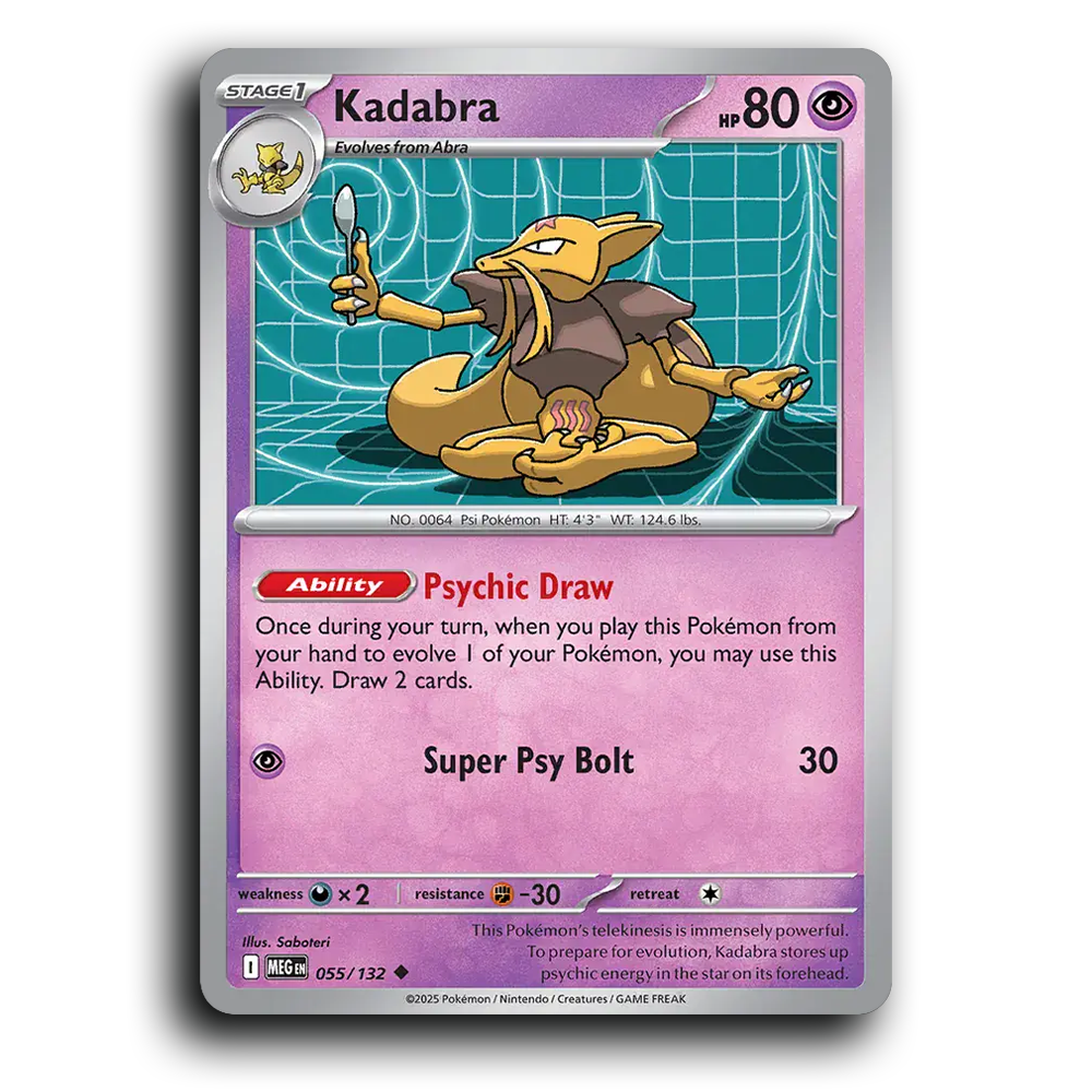 Kadabra - 055/132 [Mega Evolution]