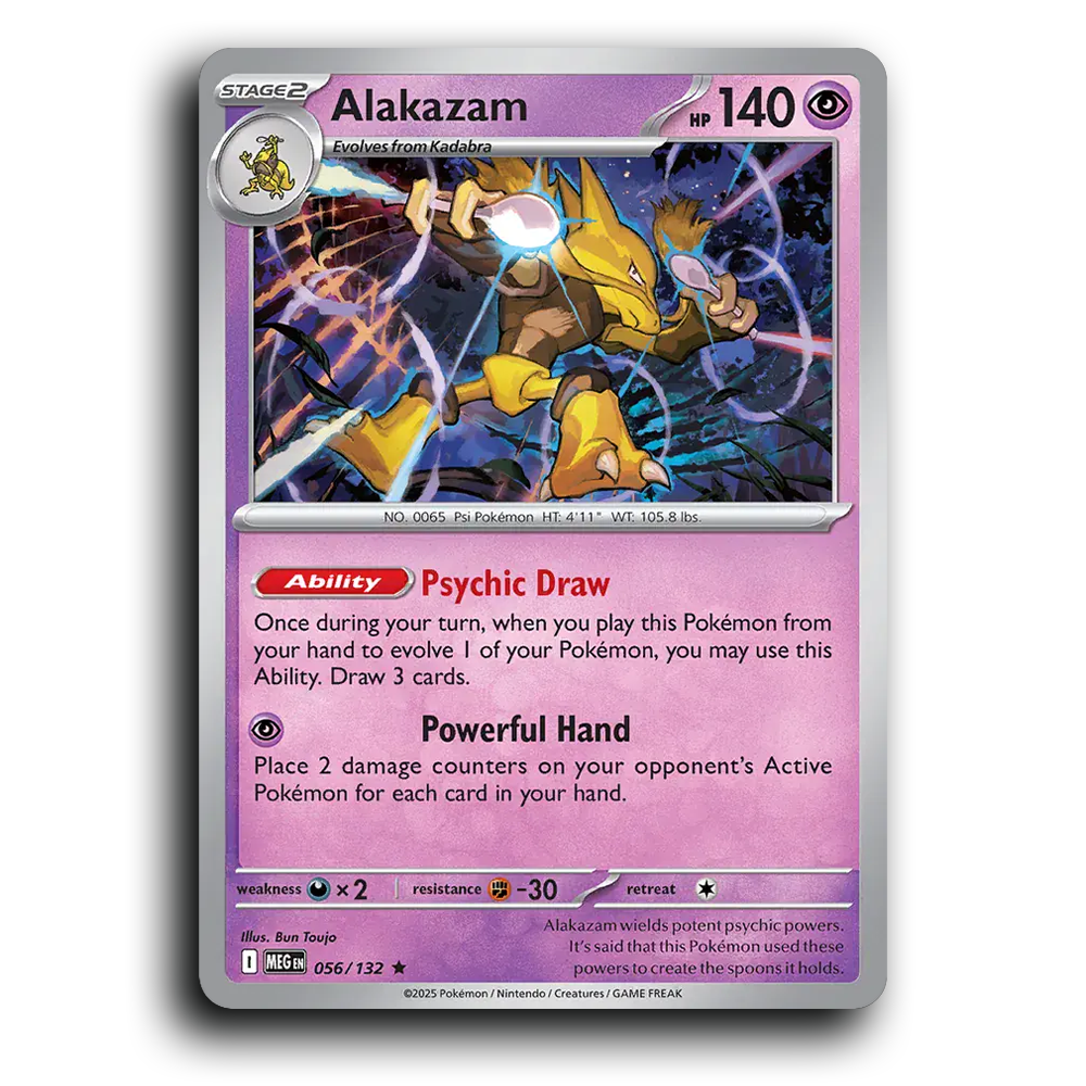 Alakazam - 056/132 [Mega Evolution]