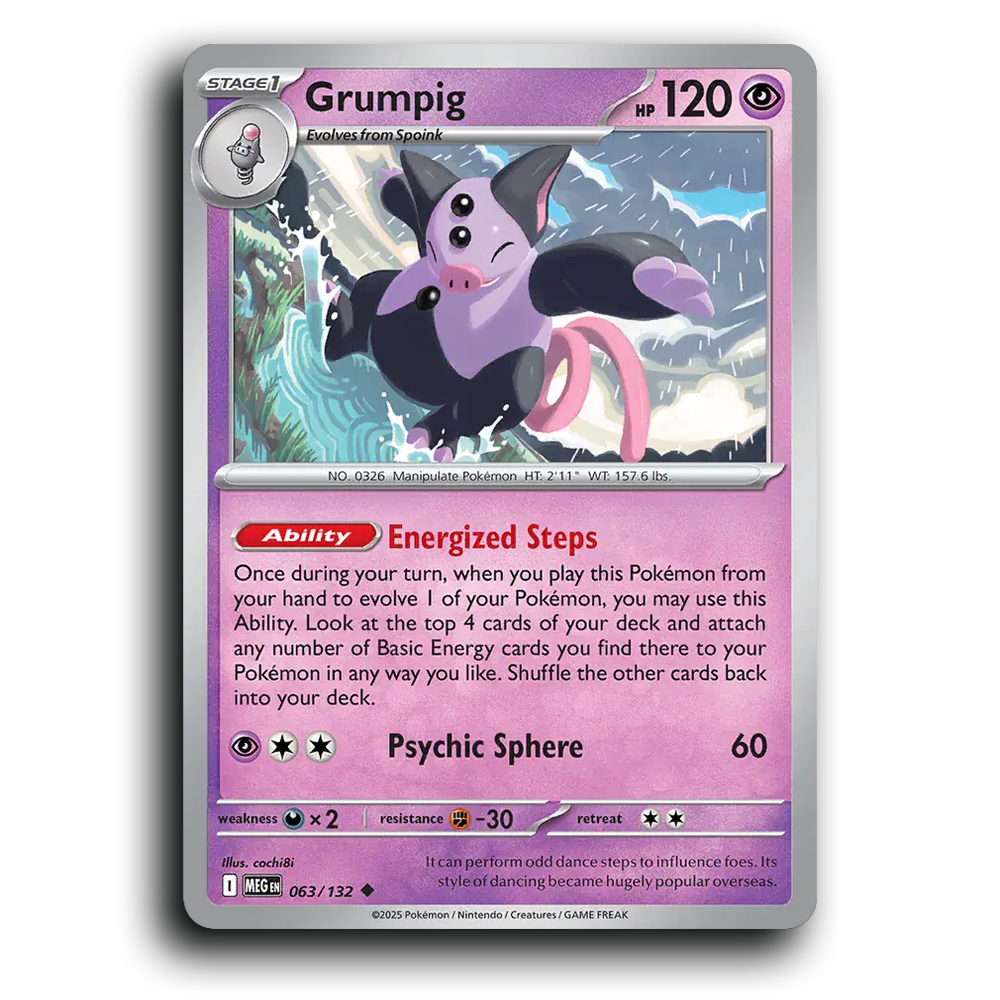 Grumpig - 063/132 [Mega Evolution]