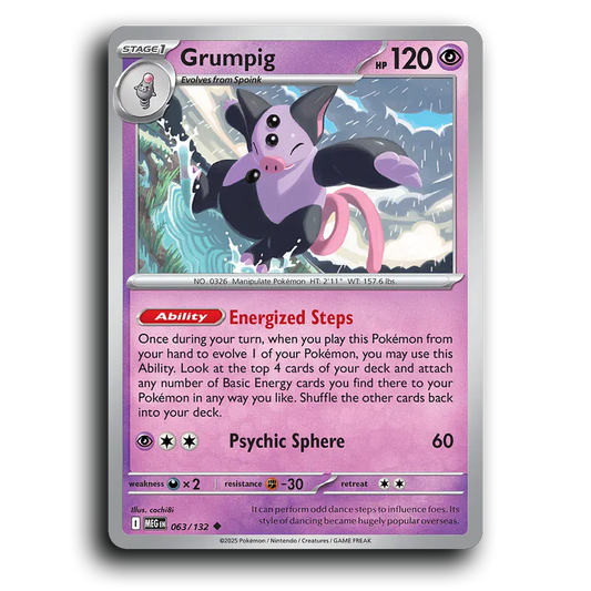 Grumpig - 063/132 [Mega Evolution]