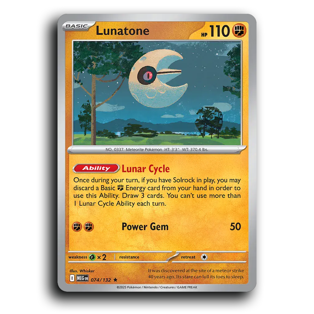 Lunatone - 074/132 [Mega Evolution]