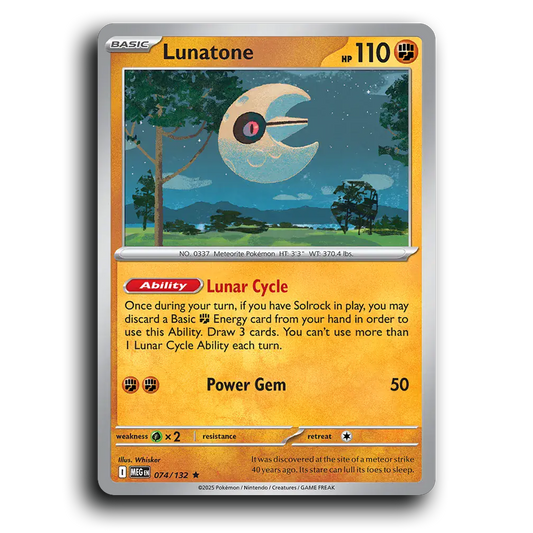 Lunatone - 074/132 [Mega Evolution]