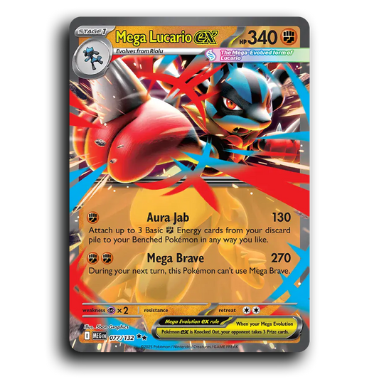 Mega Lucario ex - 077/132 [Mega Evolution]