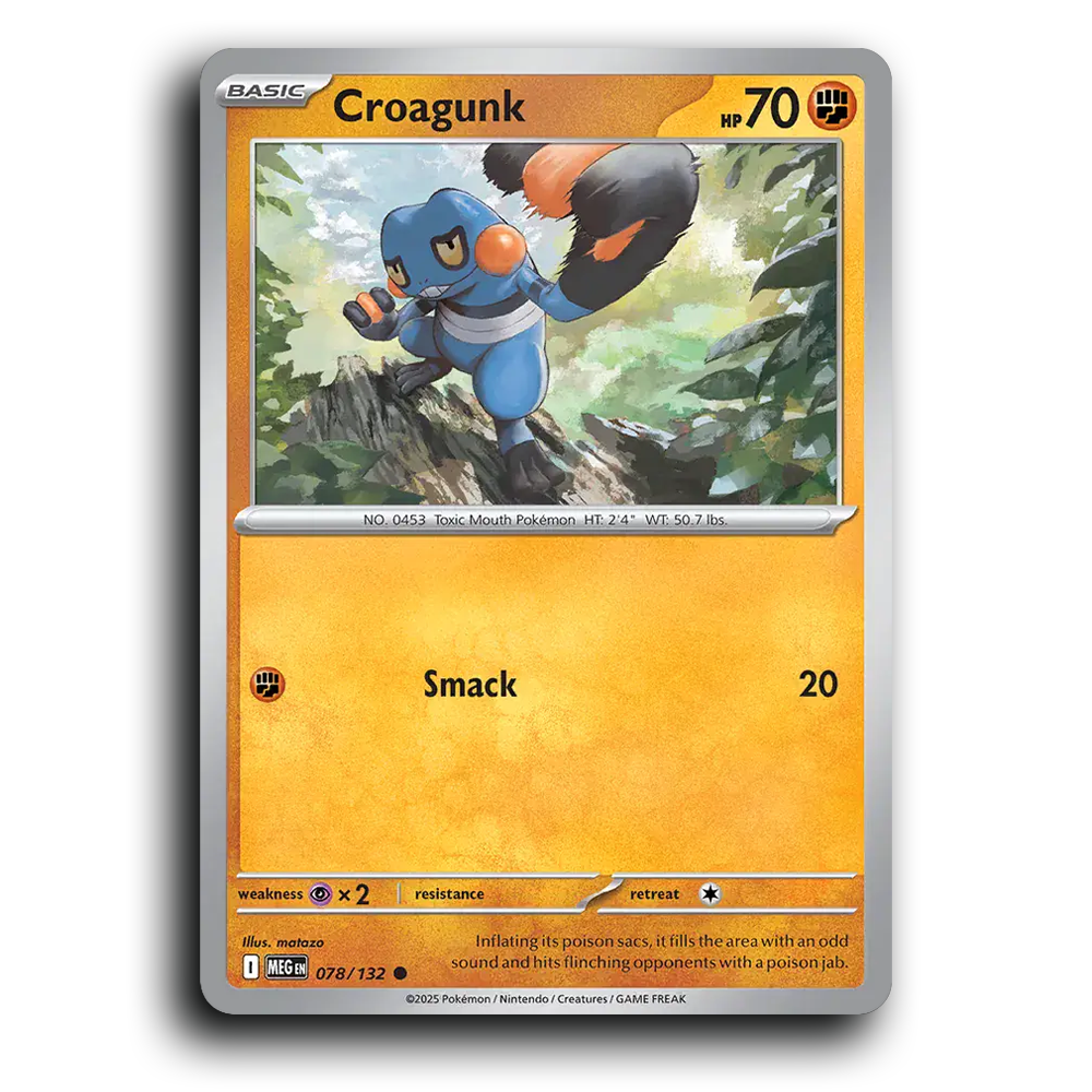 Croagunk - 078/132 [Mega Evolution]