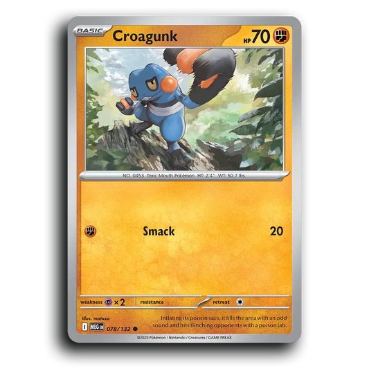 Croagunk - 078/132 [Mega Evolution]