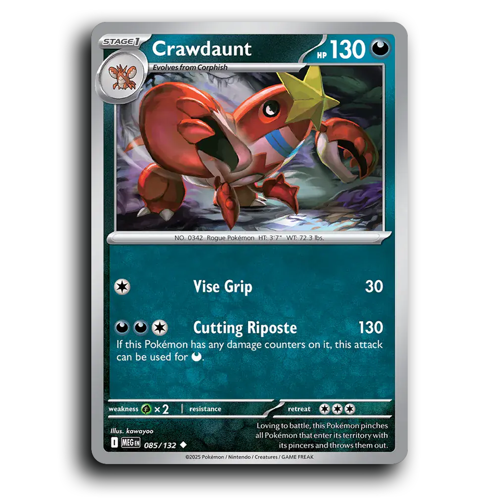 Crawdaunt - 085/132 [Mega Evolution]