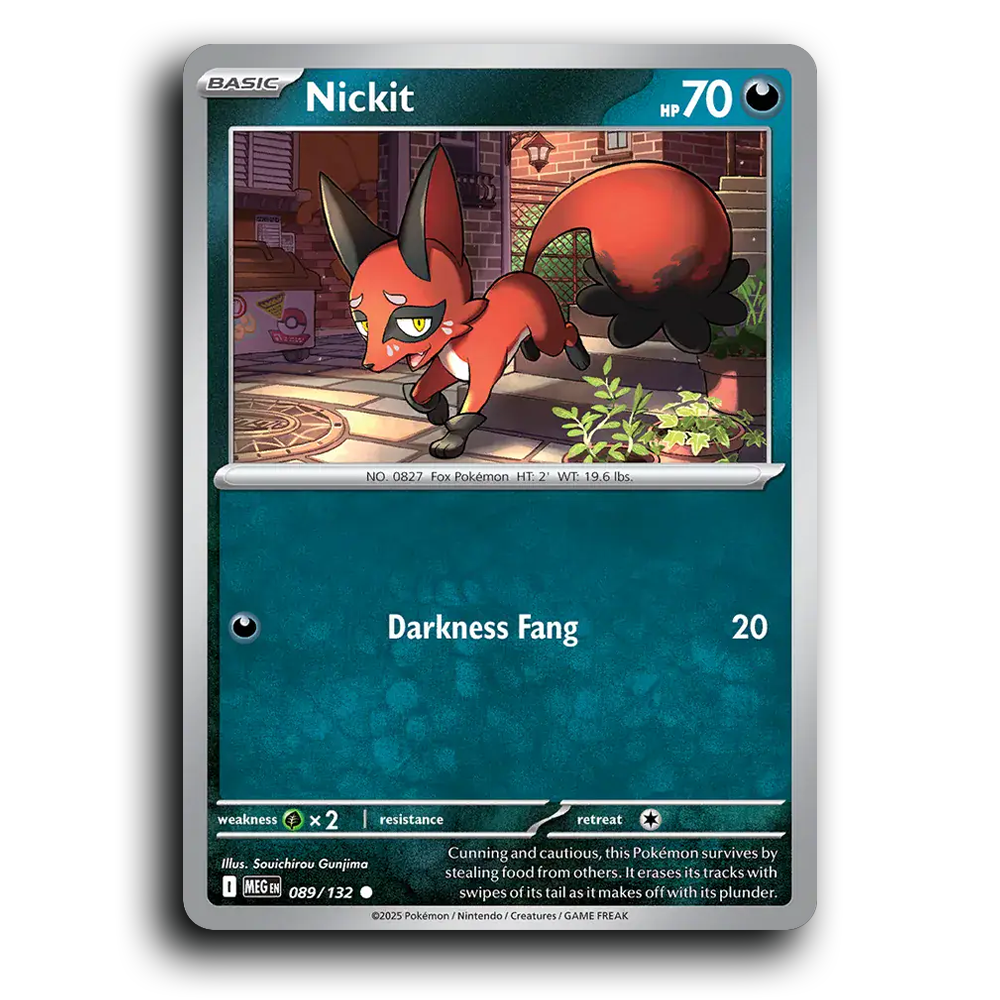 Nickit - 089/132 [Mega Evolution]