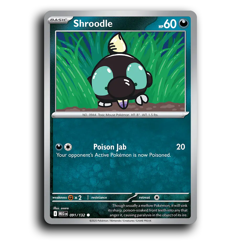 Shroodle - 091/132 [Mega Evolution]