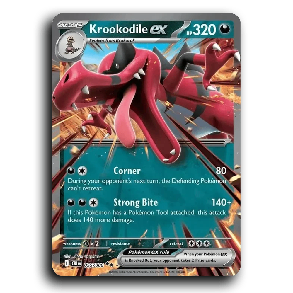 Krookodile ex (055/086) [Chaos Rising]