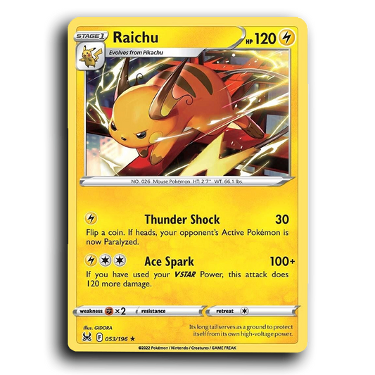 Raichu (053/196) [Lost Origin]