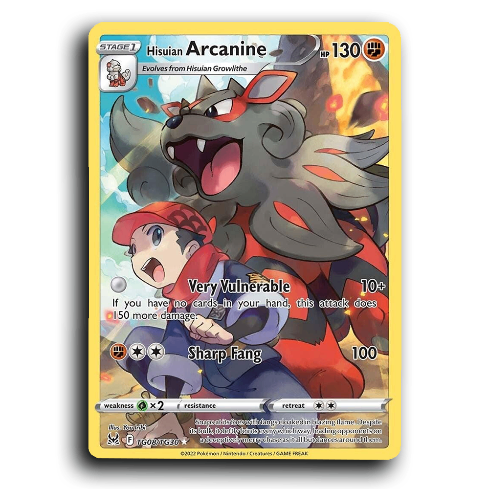 Hisuian Arcanine (TG08/TG30) [Lost Origin Trainer Gallery]