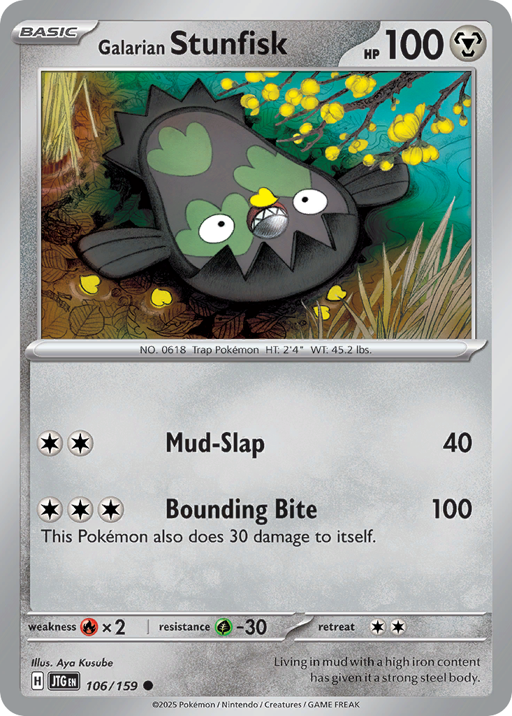 Galarian Stunfisk - 106/159 [Journey Together]