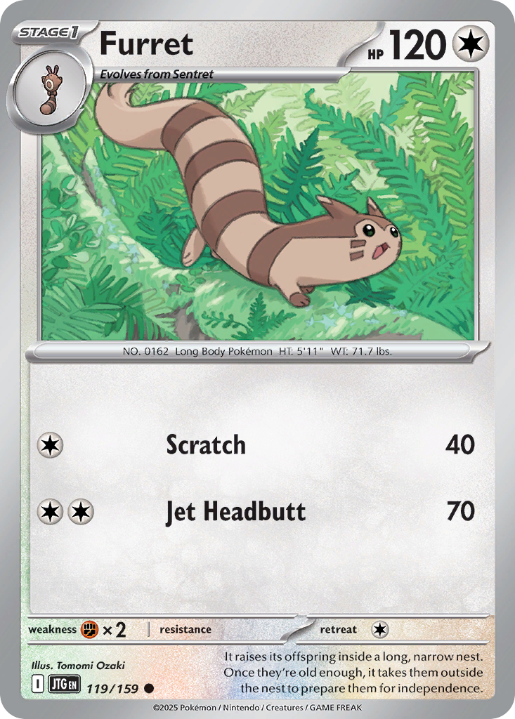 Furret - 119/159 [Journey Together]