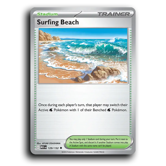 Surfing Beach - 129/132 [Mega Evolution]