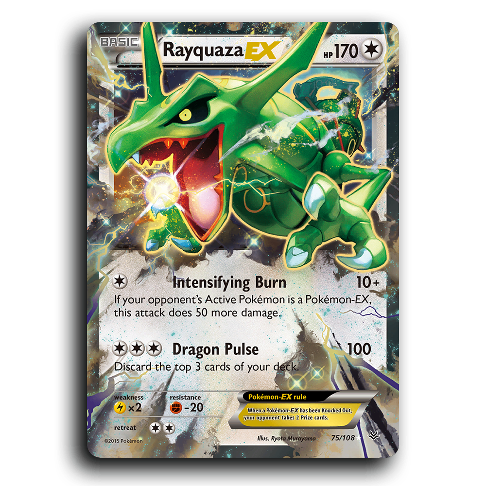 Rayquaza EX (75/108) [Roaring Skies]