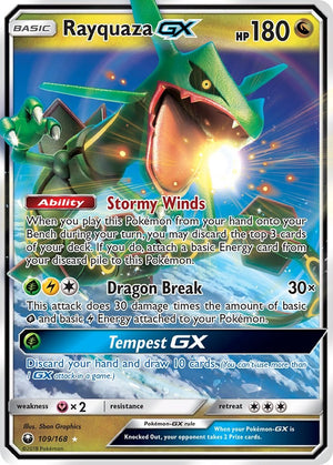 Rayquaza GX 109/168 [SM - Celestial Storm]