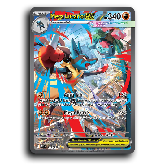 Mega Lucario ex - 179/132 [Mega Evolution]