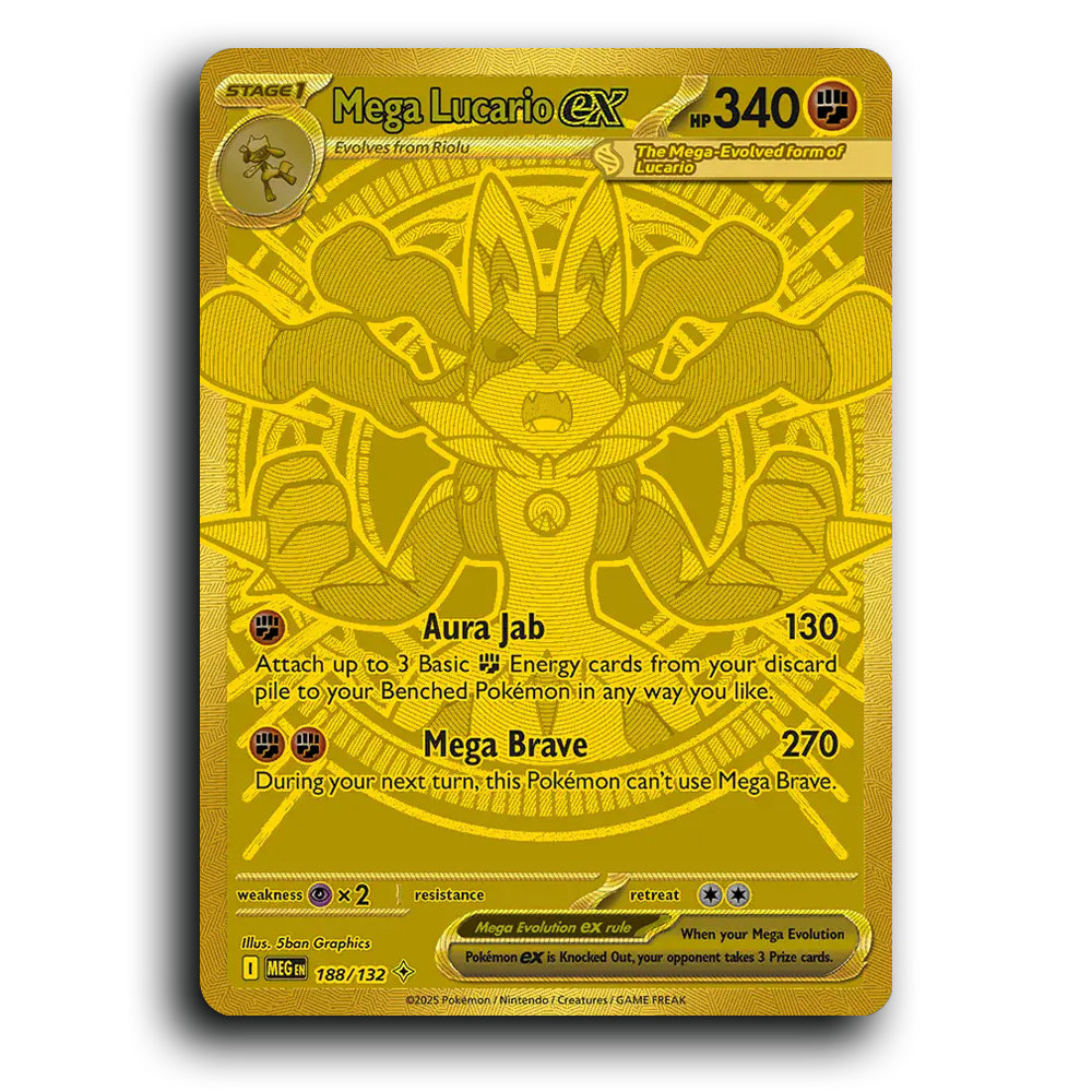 Mega Lucario ex - 188/132 [Mega Evolution]