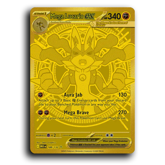 Mega Lucario ex - 188/132 [Mega Evolution]