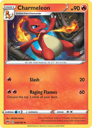 Charmeleon 024/185 [SWSH04: Vivid Voltage]